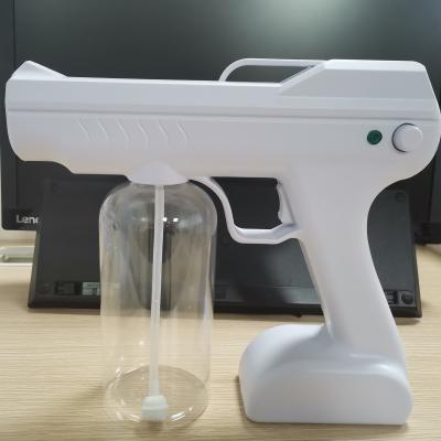 China Blue Sterilizer Atomizer Vapor Disinfection Machine 8 USB Lights Nano Spray Gun for sale