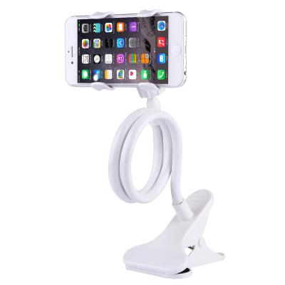 China Flexible Drop Shipping Gooseneck Clamp Mobile Phone Stand Convenient Mobile Holder Lazy Bracket for sale