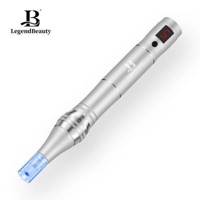 China 2021 Anti Hair Removal Goods In Common Use Home Skin Care Electric Microblanding L6 Derma Pen for sale