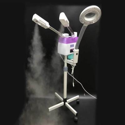 China Moisturizer 3 in 1 Facial Beauty Steamer+brush+led Enlarging Lamp for sale