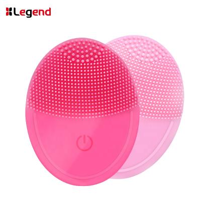 China Hot Selling Acne Treatment Wireless Waterproof Face Brush Silicone Facial Cleansing Device for sale