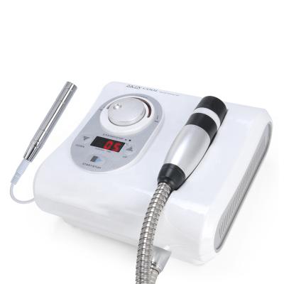 China Wrinkle Remover 2 in 1 Face Cold Cryo Electroporation Hot Cold Machine No Needle Cool Mesotherapy Skin Machine for sale