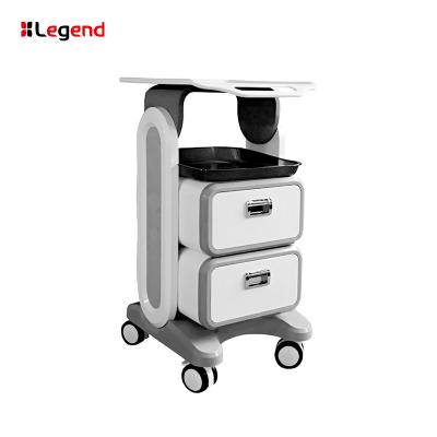 China 360 Degree 2 Floor Beauty Nail Beauty Machine Trolley Salon Hair Trolley Salon Trolley Deluxe Beauty Tour for sale