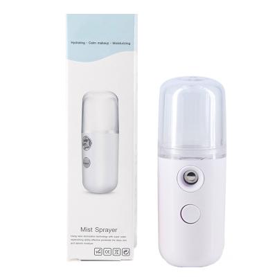 China Moisturizer Nano Rechargeable Mist Sprayer USB Humidifier Nebulizer Facial Facial Steamer Moisturizing Beauty Instrument for sale