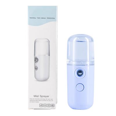 China Hot Selling Moisturizing Cream Nano Mist Sprayer Beauty Facial Instrument Rechargeable Humidifier Nebulizer Face Steamer Moisturizing Beauty for sale