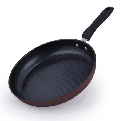 China Factory Direct Sales Sustainable Cheap Carbon Steel Non Stick Large Size Frying Pan Without Pot Cover for sale