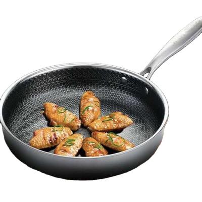 China Sustainable Kitchen Food Air Frying Pan Honeycomb Stainless Steel Big Automatic Pan for sale