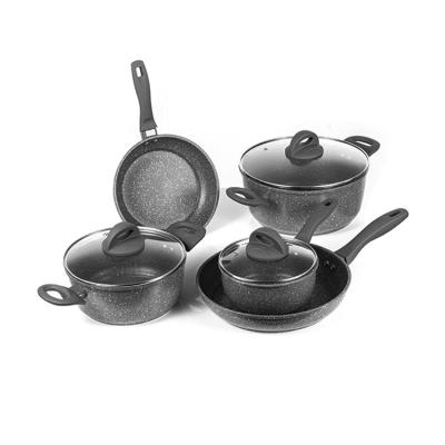 China Sustainable Hot Selling Quick Delivery Pot Set Non-Stick Kichen Tools Cookware Cookware Sets for sale