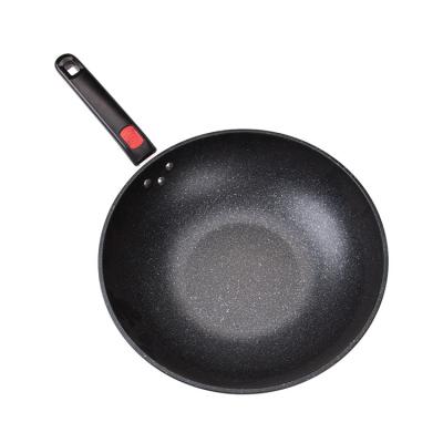 China Factory Direct Sales Viable General Use Non-stick Japanese Cookware Iron Wok Pan Chinese for sale