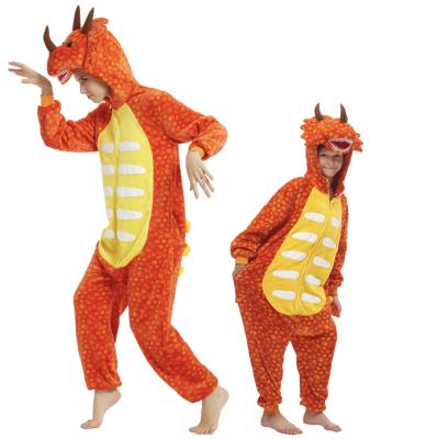 China Cute Orange Triceratops Onesie for sale