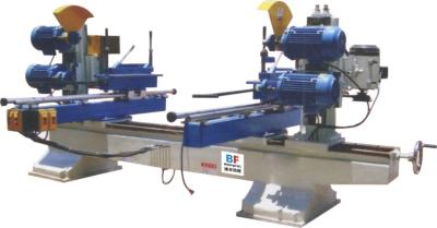 China Double  cutting off saw machines for wooden and pvc blind slats for sale