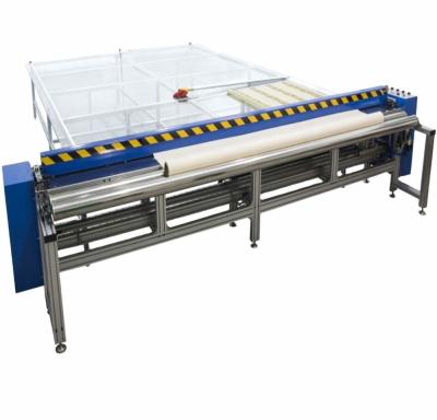 China 3.2 M /4m /5m   roller blinds cold blade  automatic  cutting machine automatic feeding & rewinding fabrics for sale