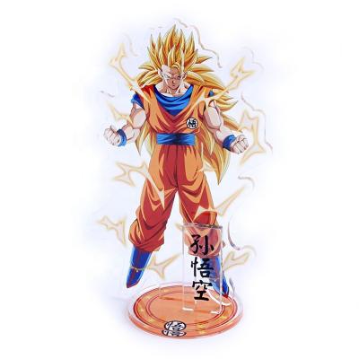 China Promotion Gift Factory Sales Custom 16cm Direct Acrylic Animation Ornaments Dragon Ball Standee for sale