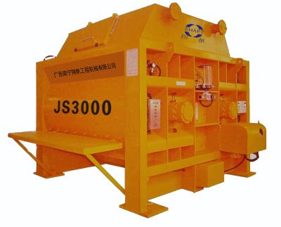 China Construction worksÂ   Low cost JS3000 twin axle harga building make mini mobile electric concrete mixer for sale