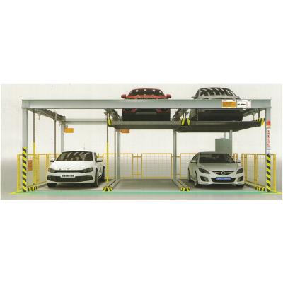 China Hotels PSH2 2 Layers 6 Layers Smart Car Hydraulic Multilevel Automatic Parking System for sale