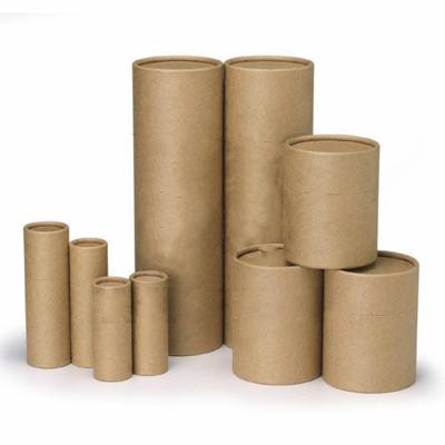 China 2021 Luxury Recyclable Custom Design Kraft Kraft Paper Corrugated Paper Tube for sale