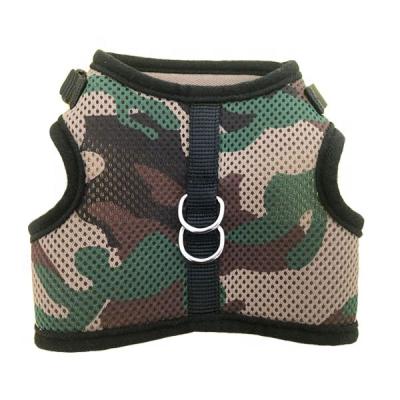 China Viable Camouflage Air Mesh Cat Harness With Leash for sale