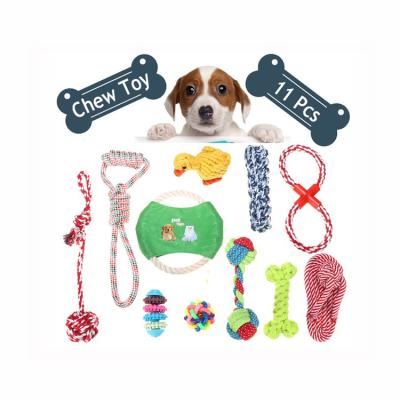 China New Design Cheap Viable Christmas Canvas Pet Cat Rabbit Supplies High Quality Balls Sets Dog Rope Toys Wholesale For Dollar Stores for sale