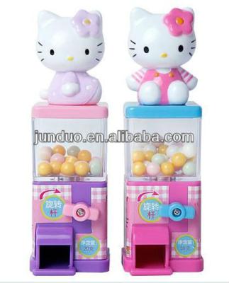 China Promotional toys kitty candy toy, nuts sorter machine, hello kitty candy machine for sale