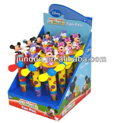 China Cartoon Toys Cartoon Candy Animal Fan (Donald Duck and Mickey Mouse) for sale