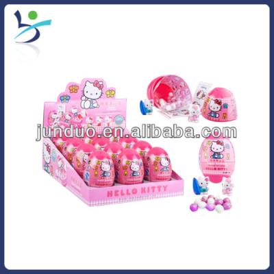 China Easter plastic eggs 5cm easter (candy and figure) for sale