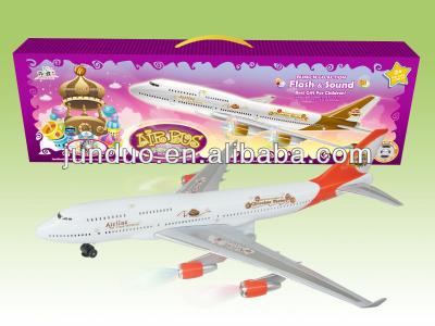 China ABS 787-400 Bump'n Go Action Falsh Music Airplane for sale