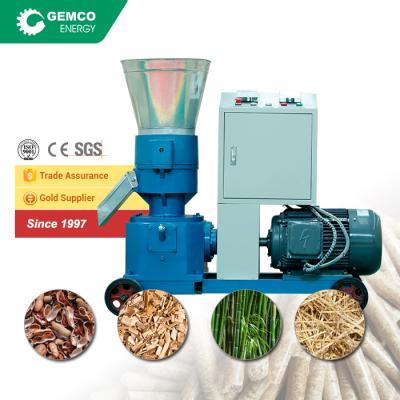 China Homemade Farms Gemco Wood Sawdust Flat Die Wood Pellet Mill For Sale for sale