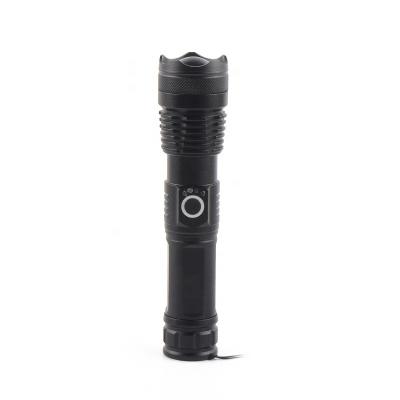 China Zoomable Led Light New XHP50 strong torch 18650  lithium battery Micro-USB charging outdoor strong flash light tactical camping torch flashlight for sale