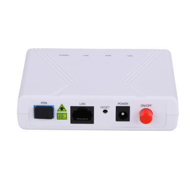 China 2021 Top Rated Single Left Fiber Optic Router ONU Terminals GEPON XPON EPON 1GE FTTH Items FTTH OLT 2021 for sale