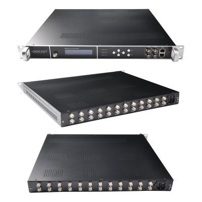 China Digital TV Broadcasting Equipment 8/16 Channels Multiplexer Professional Satellite TV Receiver DMB-90E for sale