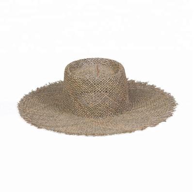 China Spring Straw Hat Plant Plankton Sun Hat Felted Hat Jazz Beach Natural Hollow Hats Summer Salt Spring Eco-friendly Natural Material for sale