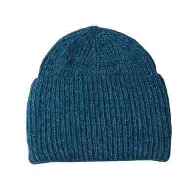 China Customized Warm Knitted Wool Hat COMMON Long Rabbit Ladies Autumn Winter General Pullover Cap Fur Hat Sequins for sale