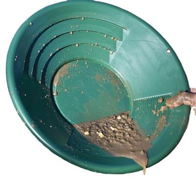 China food & Easy Beverage Factory Gold Washing Plastic Pan With Deep Stream Zone Separator Sand Mine Gold Mining Equipment Tools for sale