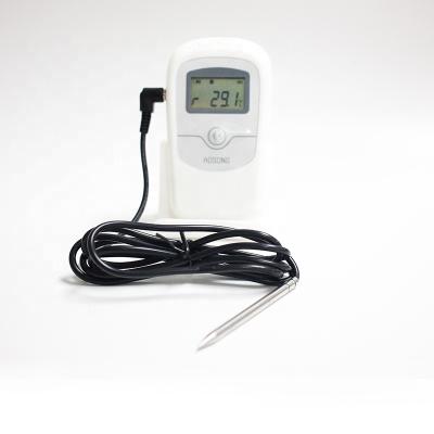 China Waterproof Digital Temperature Humidity Data Logger Recorder P67 Temperature Sensor Incubator 54*95*18mm for sale