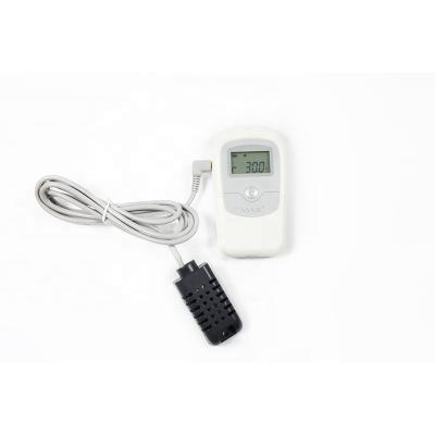 China ASAIR AH101 Temperature Humidity Logger 32000 Set with External Sensor 54*95*18mm for sale