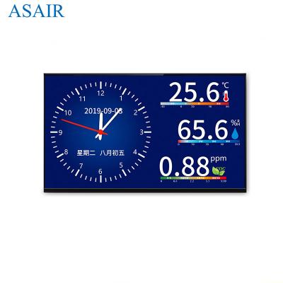 China Accept ASAIR AS320 WIFI lcd temperature and humidity pm2.5 detector remote display meter for sale