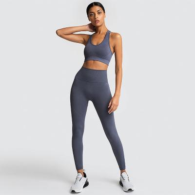 China Wholesale Sport Suit Women Fitness Clothing Sport Wear Yoga Set Gym Sportswear Running Leggings Women Set for sale