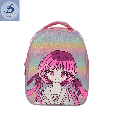 China 2021 Lightweight With LED Whistling Light Children's Shoulder Backpacks Japan Cartoon Girl Shoulder Bag Kids School Bag for sale