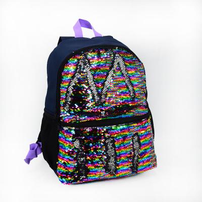 China RTS lightweight sequin backpack for teens school bag for girl style shop books bookbags travel cheap rucksack for sale