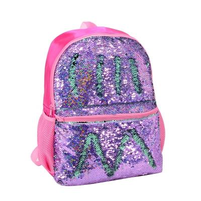 China Lightweight Sequin Backpack , Kids Backpack Teens School Bag Travel Backpack Cheap Stcok for sale