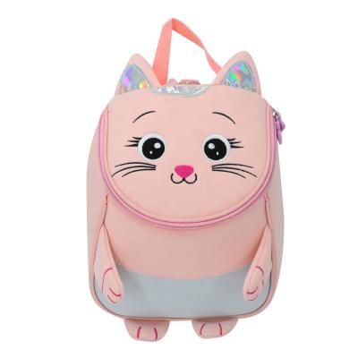 China KIDS cute schoolbag children kindergarten cat baby boy double shoulder backpack lost tide bag anti to prevent lost bag for sale