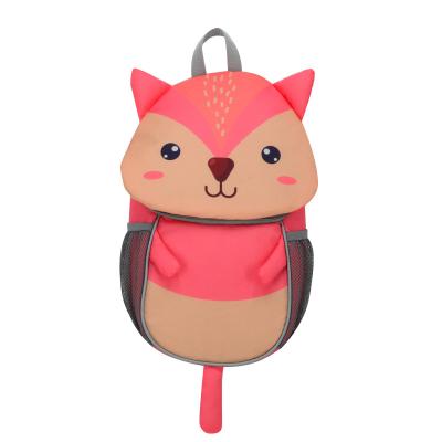 China Anti-theft cute cartoon shape animal school bag for kindergarten student for sale