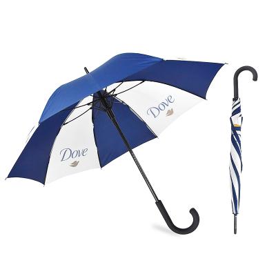 China Wholesale Cheap Straight Custom Umbrella Custom For Family Curved Handle for sale