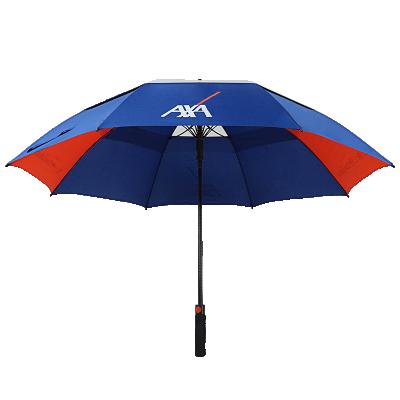 China Pongee Umbrella Maker Wind Proof Double Layer Advertising Custom Umbrella With Logo Prints for sale