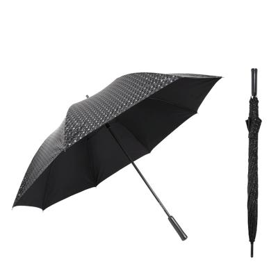 China Windproof Wholesale Customize Print Premium Quality Gift Straight Lightweight Carbon Umbrella for sale