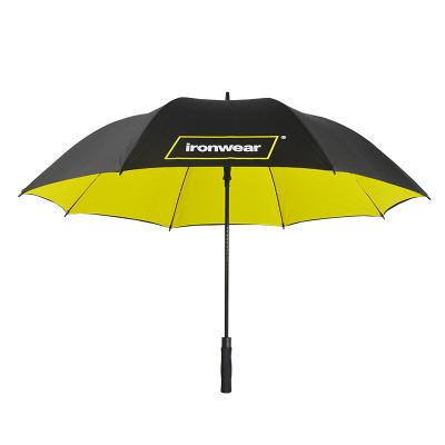 China Golf Windproof Umbrellas Canopy Doubles Custom Logo Printing Best Quality Fiberglass Golf Windproof Umbrella for sale