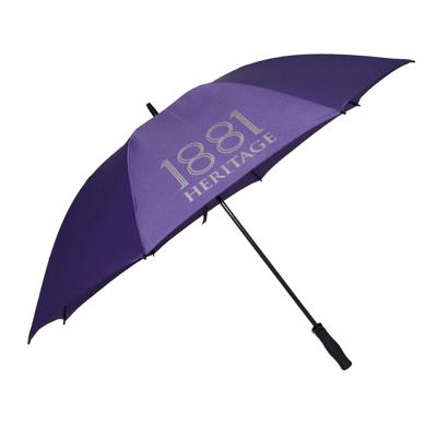 China Minimalist Custom Umbrellas No Minimum Purple Golf Umbrella Wholesale for sale