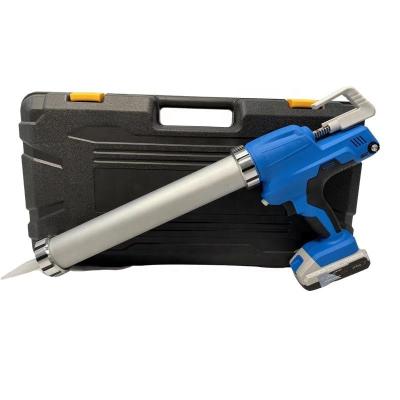 China Factory Price 21V Plastic + Aluminum Hot Selling Li-ion Battery Operated Electric Caulking Gun Cordless Glue Gun for sale