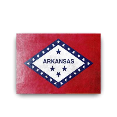 China Different Regions Of Arkansas Washable Custom Flag 3x5ft Polyester Representative Flags for sale