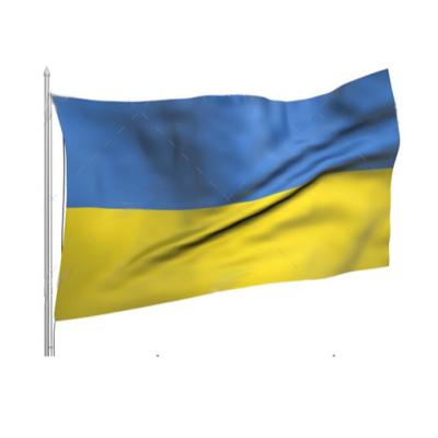 China 100% Polyester 90x150cm Wholesale 3x5ft Ukraine Washable National Flag for sale